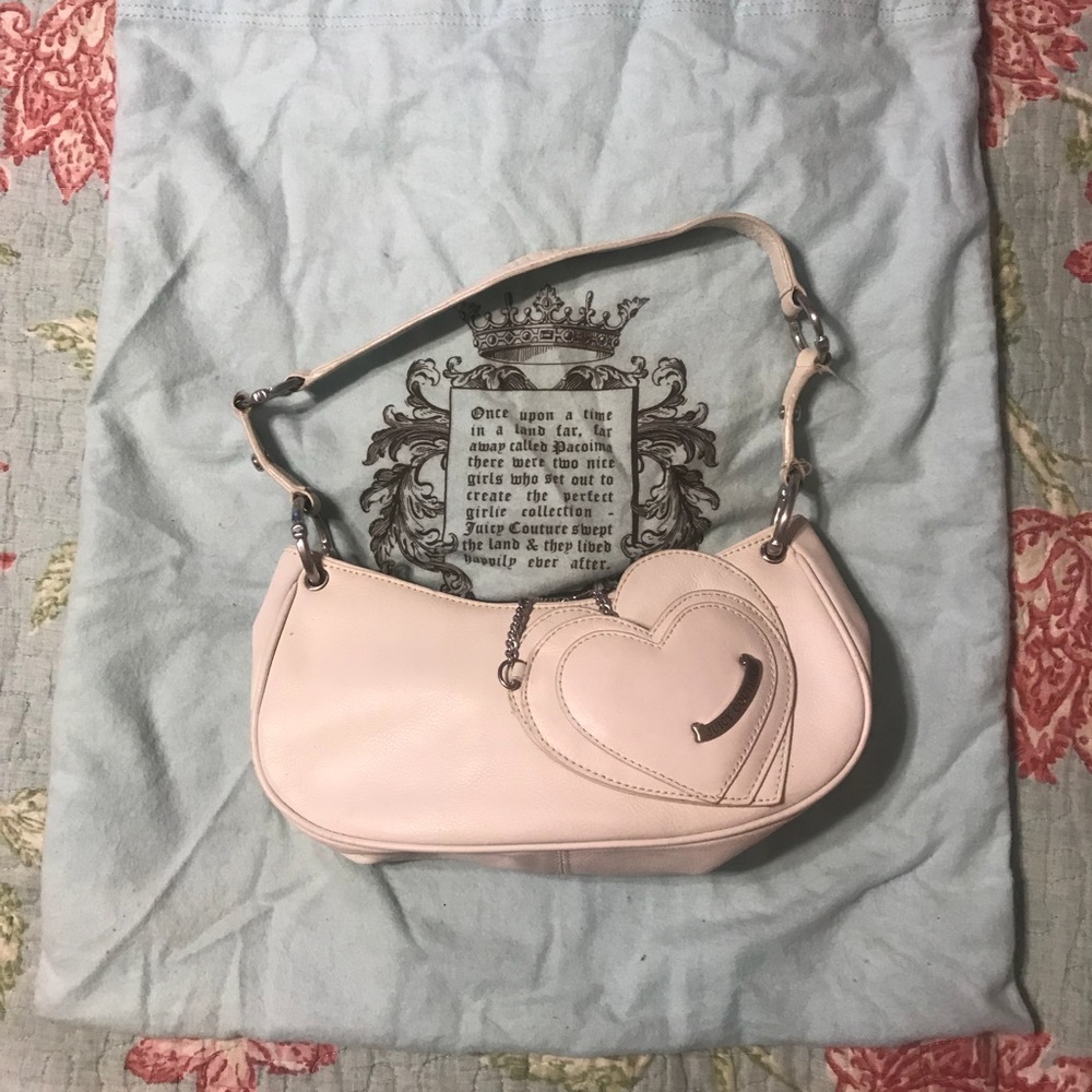 White Leather Juicy Couture Bag EUC